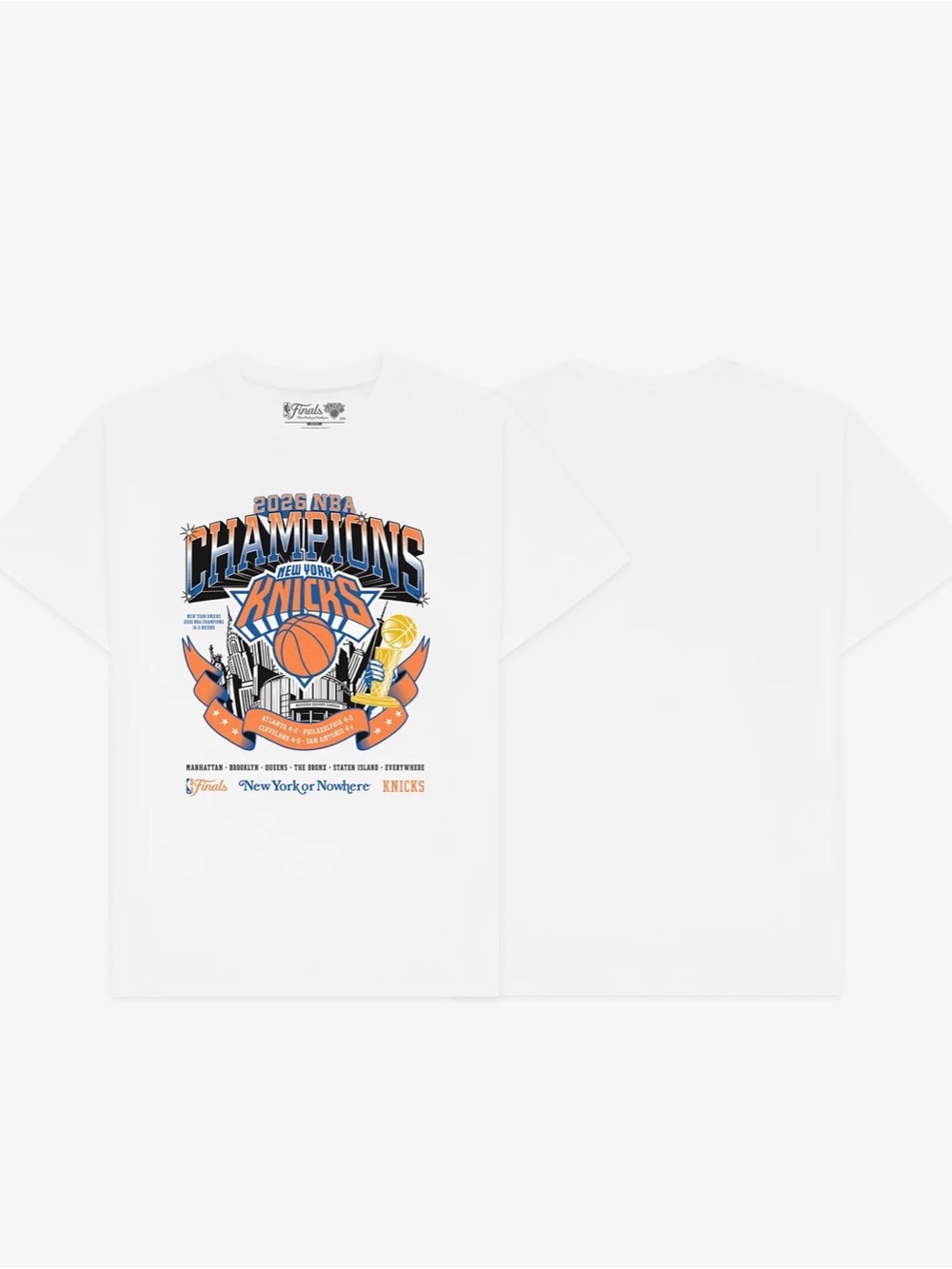 KNICKS 2026 NBA CHAMPIONSHIP T-SHIRT